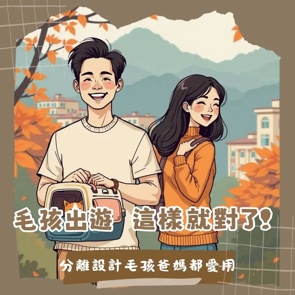 一台分離式寵物推車，座艙可拆卸作提籠或車載，帶毛孩輕鬆穿梭城市與戶外，打造舒適外出體驗。