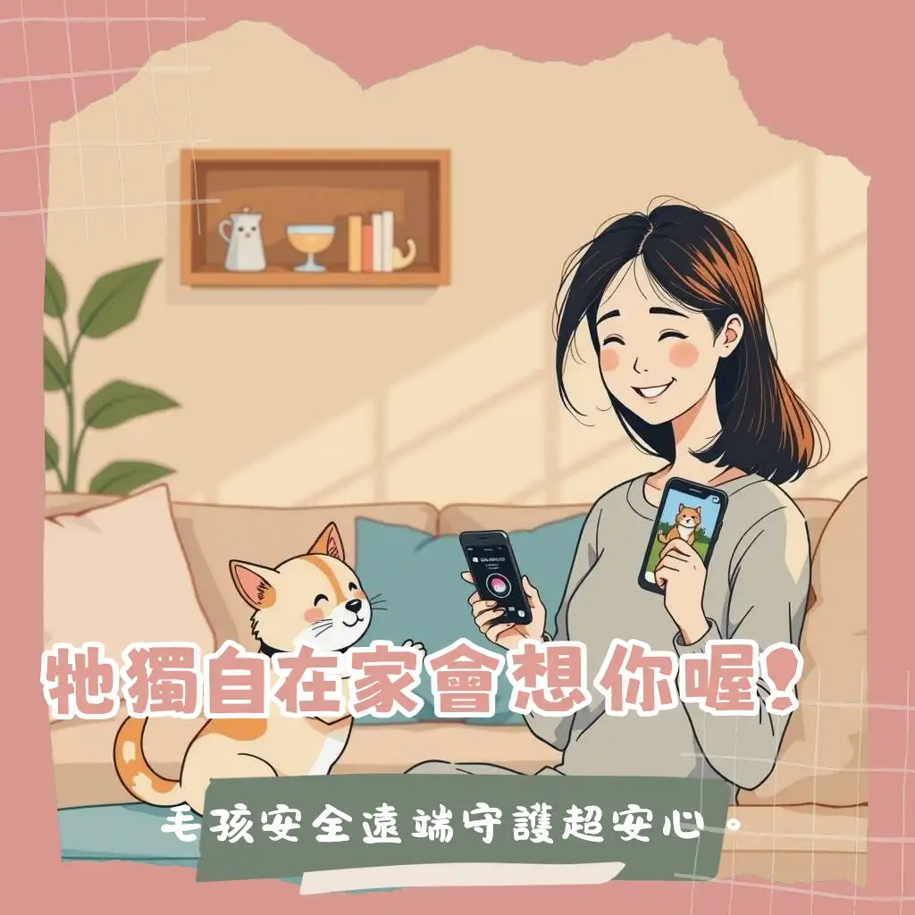 寵物監視器功能介紹，幫助飼主遠端監看毛孩活動，包含雙向語音、自動餵食與夜視功能，提供居家安全與互動指南。