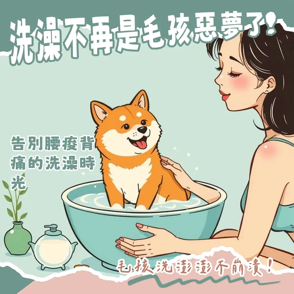 寵物洗澡盆選購指南，涵蓋類型、功能與清潔技巧，輕鬆解決毛孩居家洗澡困擾。