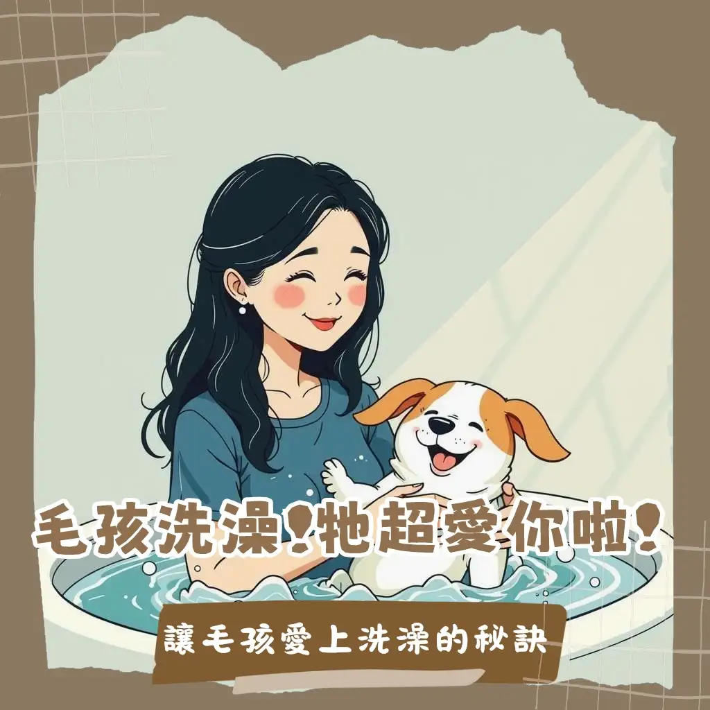 寵物洗澡流程圖解：掌握洗澡準備、步驟、吹乾，讓毛孩潔淨舒適。