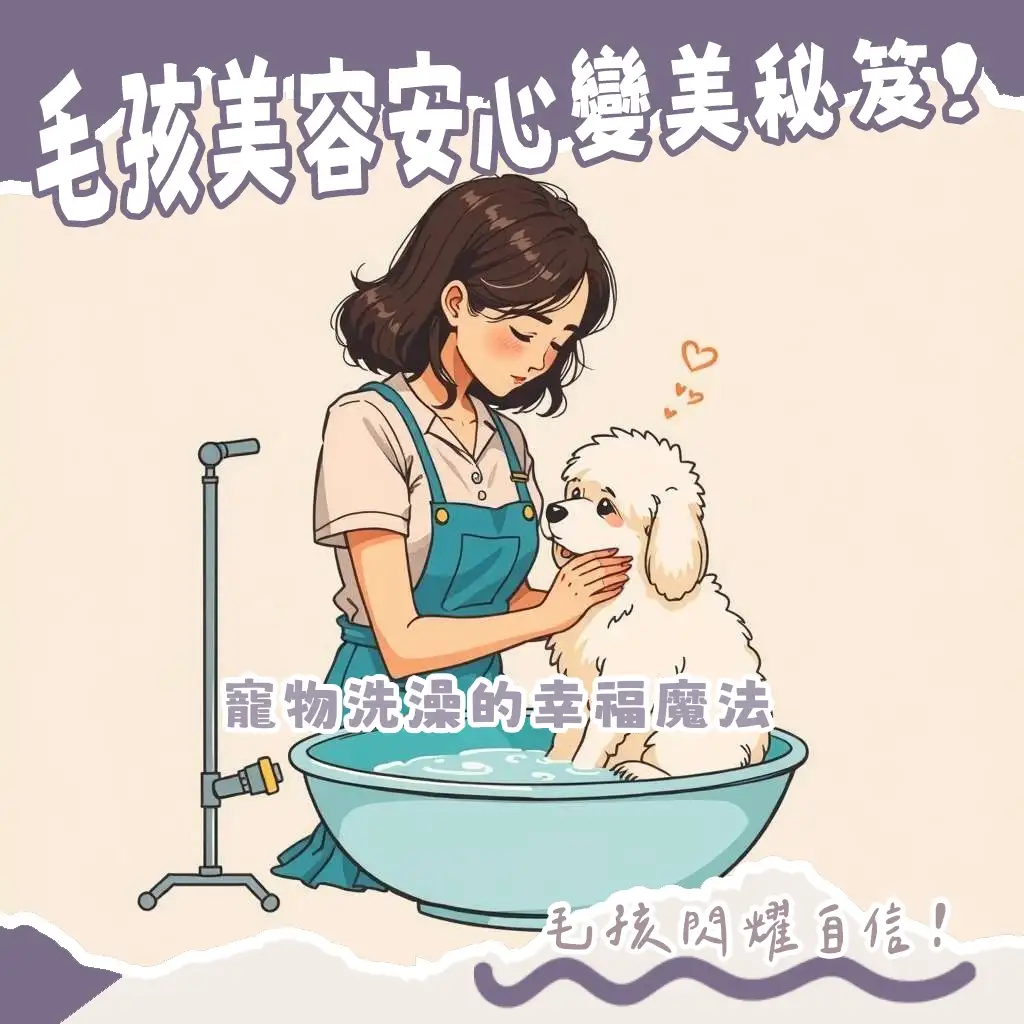 專業寵物洗澡美容服務，提供全面清潔、毛髮修剪與造型，確保毛孩舒適與健康。