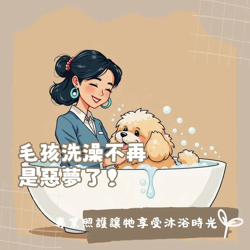 推薦寵物洗澡服務指南，包含專業美容師、舒適環境、客製化洗劑與完整服務內容。
