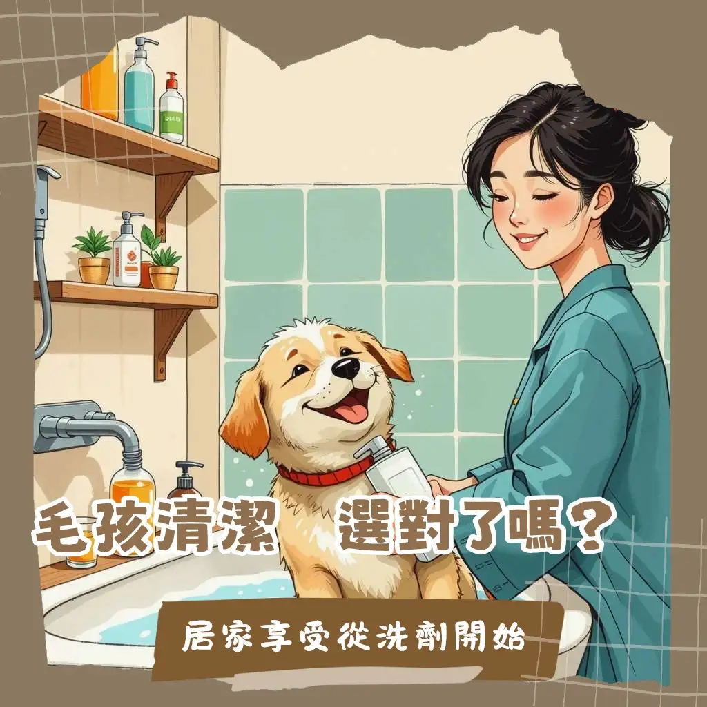 寵物洗劑推薦指南：選對天然低敏洗劑，呵護毛孩敏感肌膚，維持健康毛髮的關鍵選擇