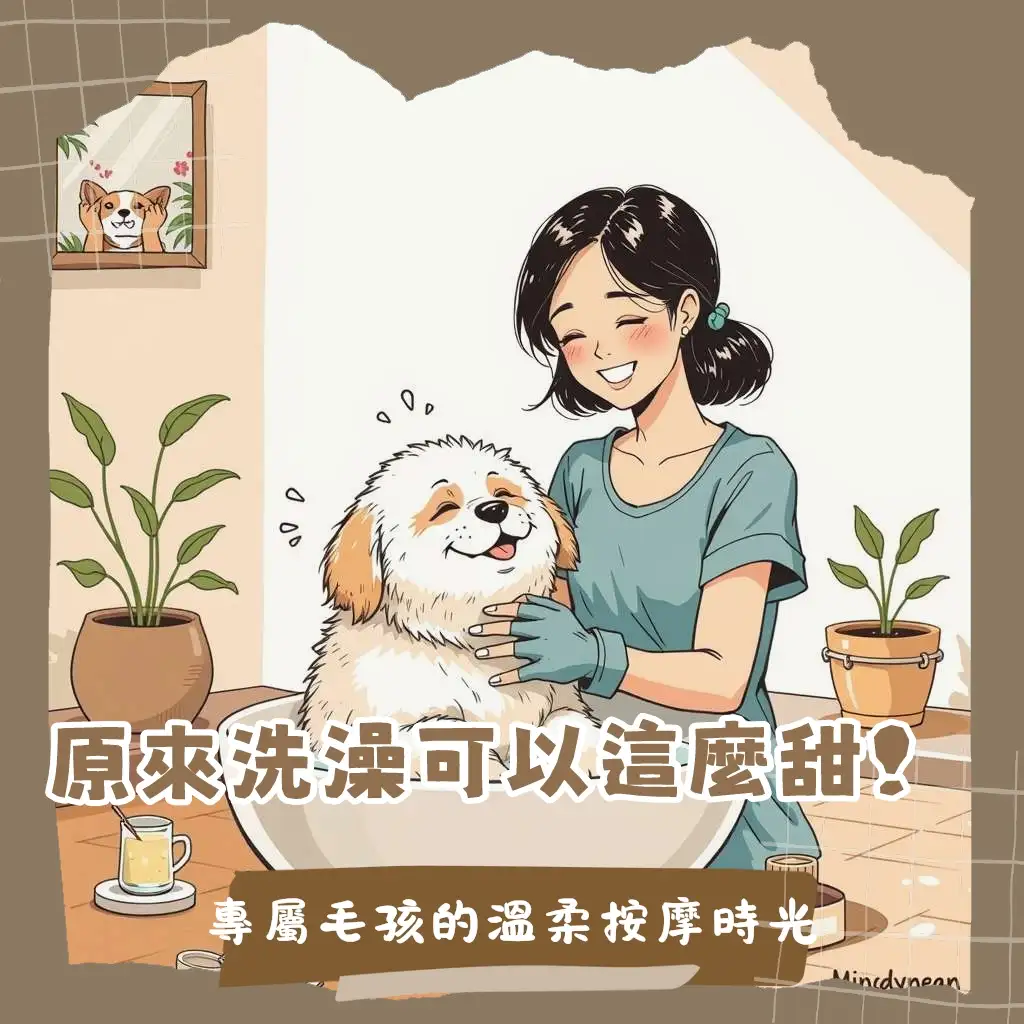 寵物洗澡手套，溫柔清潔毛孩，兼具按摩與飼主手部保護，讓洗澡過程充滿愛與舒適。