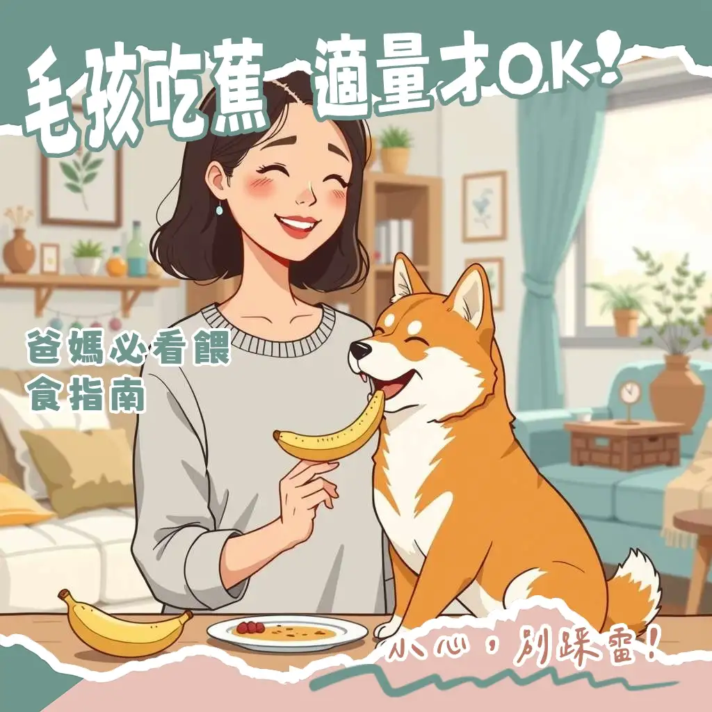 狗可以吃香蕉嗎？提供狗狗安全健康吃香蕉的餵食指引與注意事項。