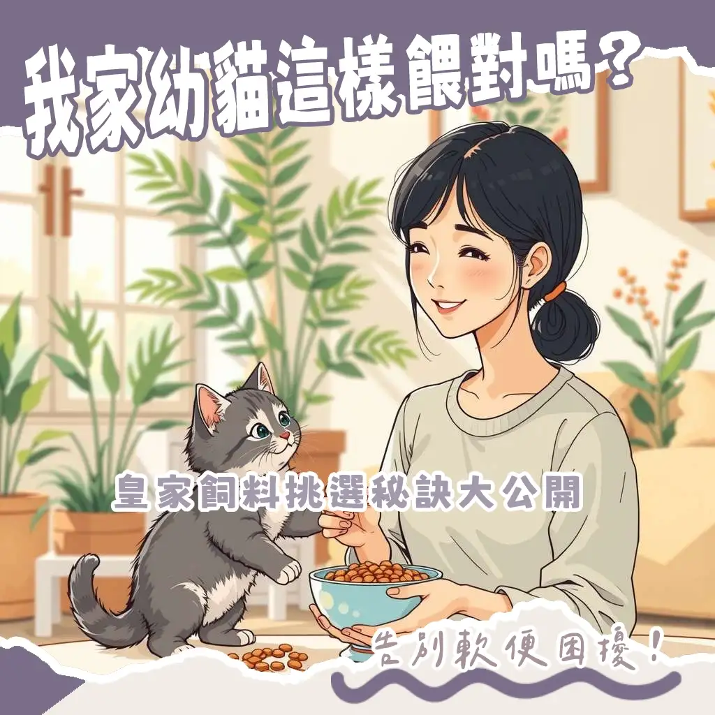 皇家幼貓飼料挑選指南：新手貓奴的成長秘笈，掌握幼貓飲食與健康關鍵，安心餵養！
