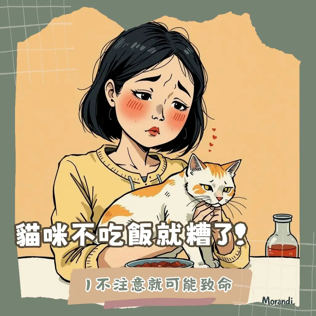 貓咪不吃不喝死亡警訊：認識原因與黃金救援時間，避免脂肪肝與脫水危機。
