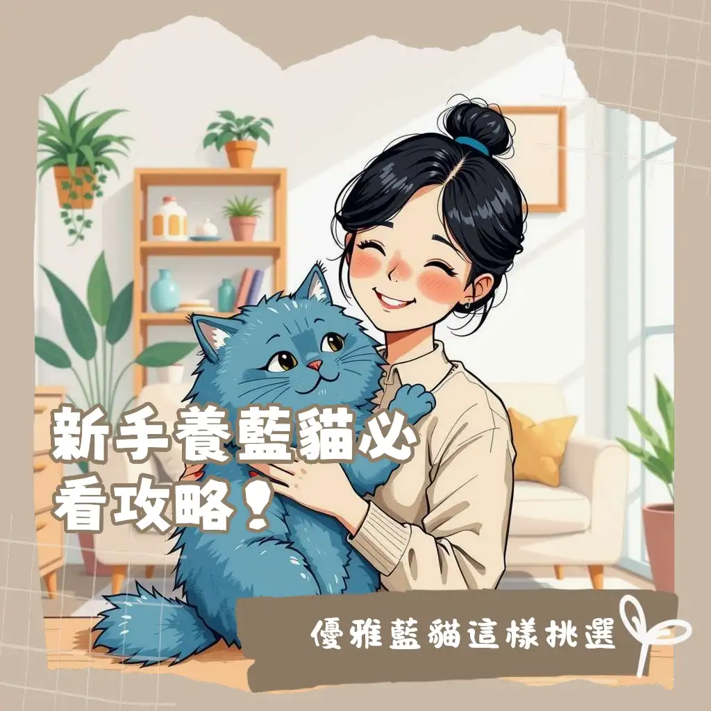 藍貓價格分析圖，涵蓋不同藍貓品種、血統與品相，提供飼主選購藍貓的價格範圍與注意事項指引。