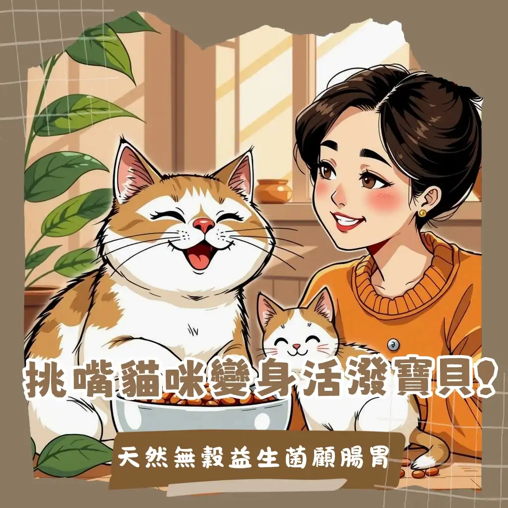 紐頓貓飼料：天然高品質無穀貓糧，含益生菌、Omega脂肪酸，全面顧及腸胃與皮膚毛髮健康。