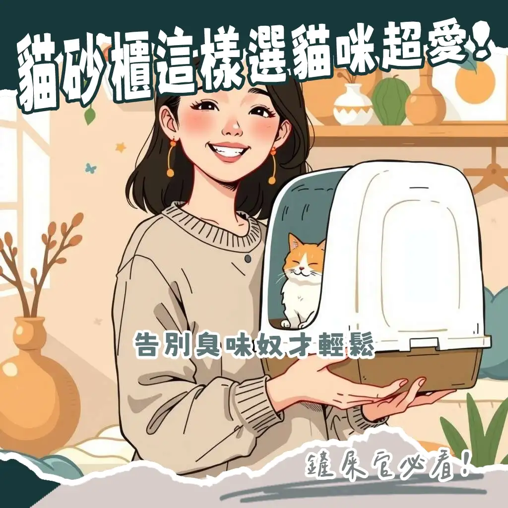 貓砂櫃選購指南：隱藏式貓砂盆設計、清潔、通風與空間利用技巧。