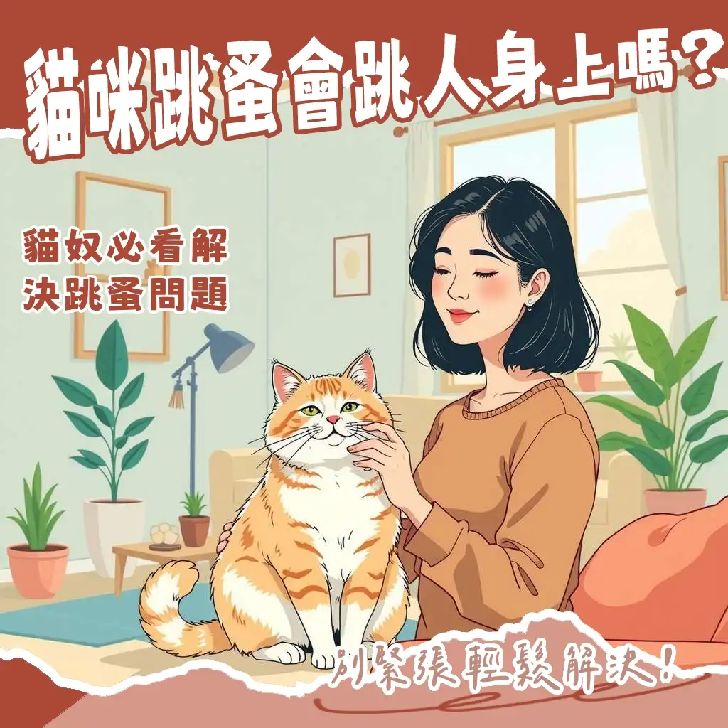 貓咪跳蚤會跑到人身上嗎？解析貓蚤習性、叮咬症狀與居家環境清潔指南