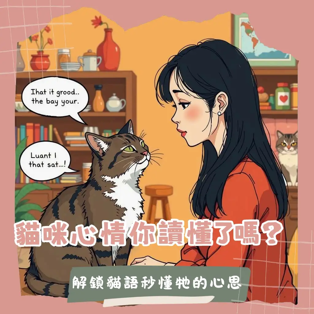 貓的叫聲圖解，從多種貓咪叫聲翻譯、貓咪溝通方式到貓咪行為學的詳細解析大綱。