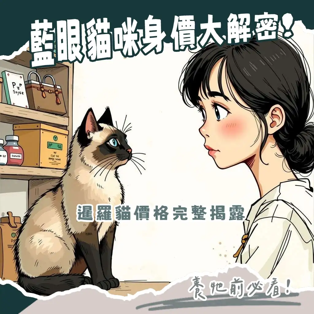 藍眼暹羅貓價格指南，解析影響購買決策的血統、品相與飼養成本。