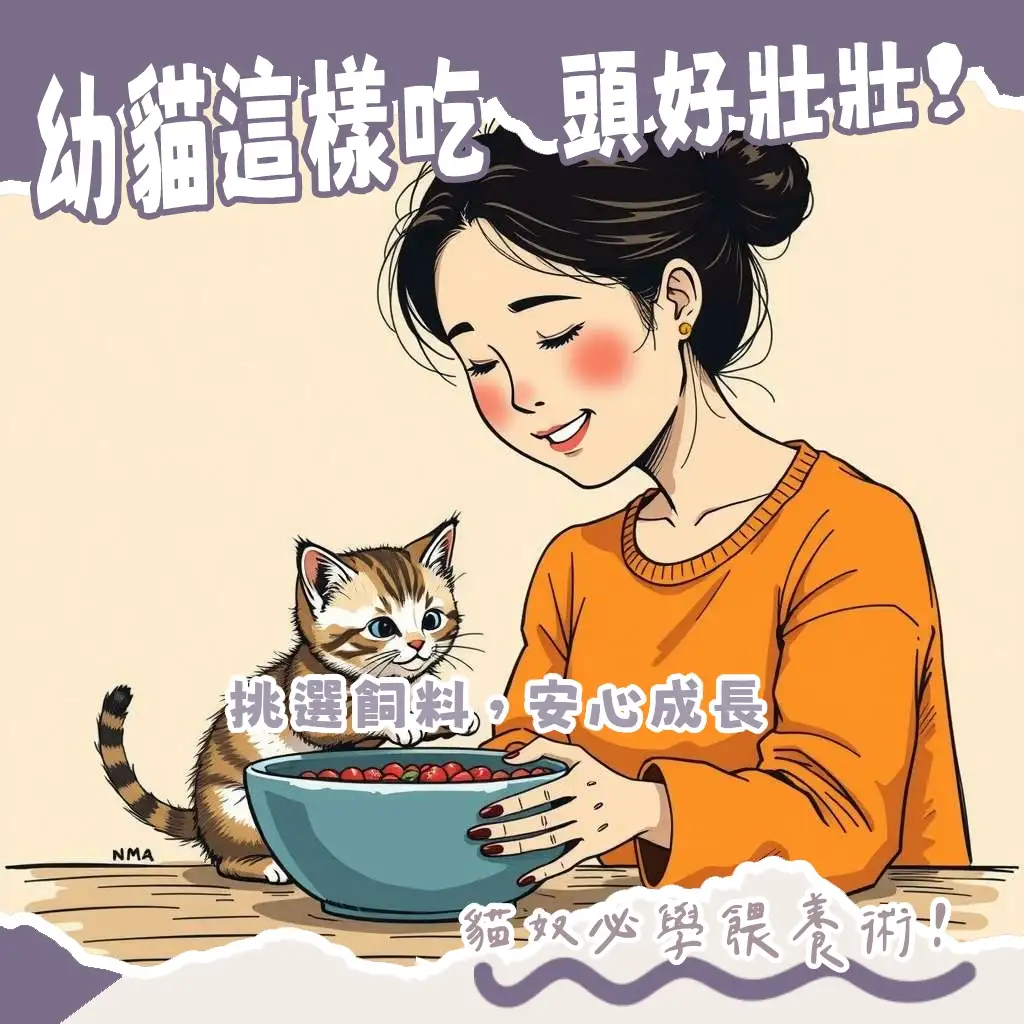 幼貓飼料推薦，提供幼貓健康成長所需的高蛋白質、高脂肪、易消化完整配方，包含挑選原則與熱門品牌介紹。