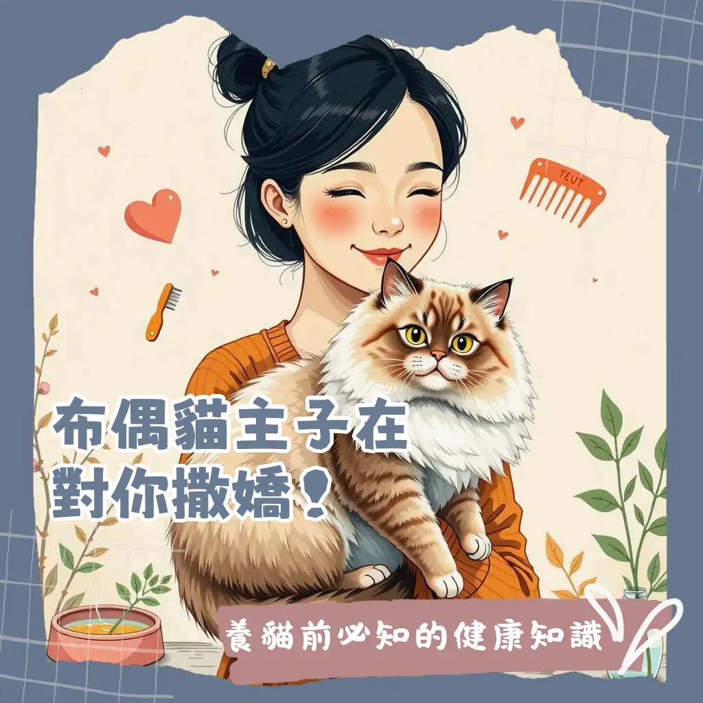 可愛布偶貓的常見疾病與預防照護，包含心臟病、腎臟病及毛球症等，提供完整健康指南。