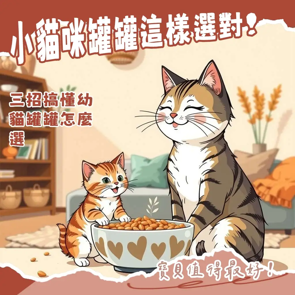 幼貓罐選擇指南：幼貓健康成長的飲食策略與營養大綱
