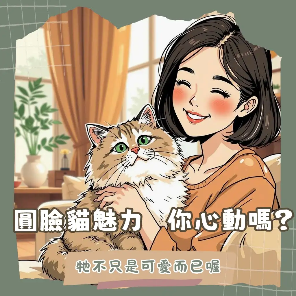 一隻藍灰色的英國短毛貓，圓潤的臉龐與結實的體格，展示日常居家照護與親人互動的溫馨畫面。