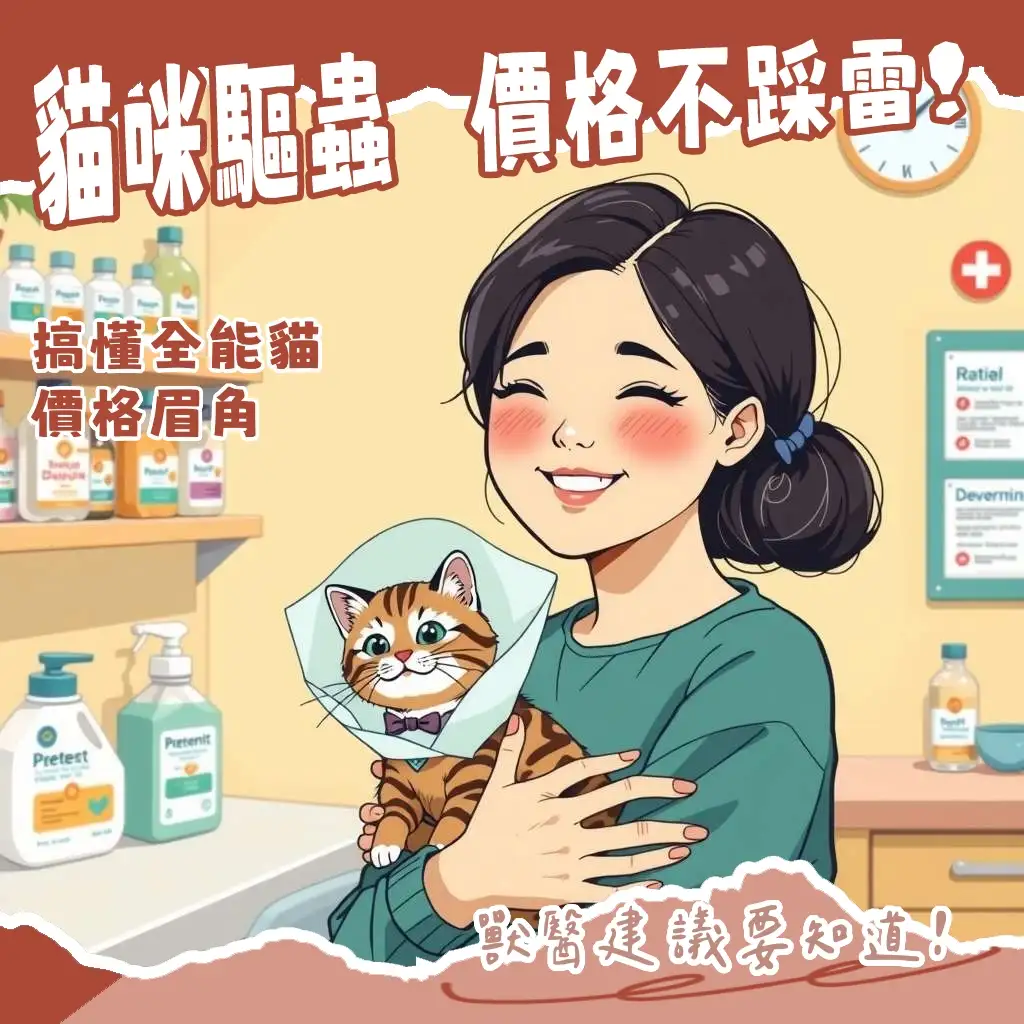 貓咪健康驅蟲用品全能貓價格與選購指南，內含詳細功效與常見問題。