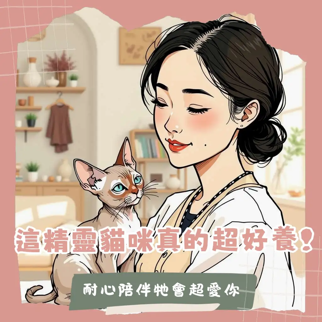 德文貓精靈般外型與捲曲毛髮，親人活潑性格及日常照護指南。