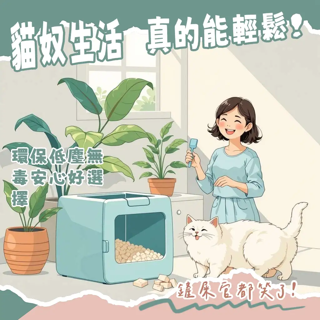 豆腐貓砂優點、缺點、選擇建議、環保貓砂、可沖馬桶、低粉塵，為貓咪打造潔淨舒適的貓砂盆。