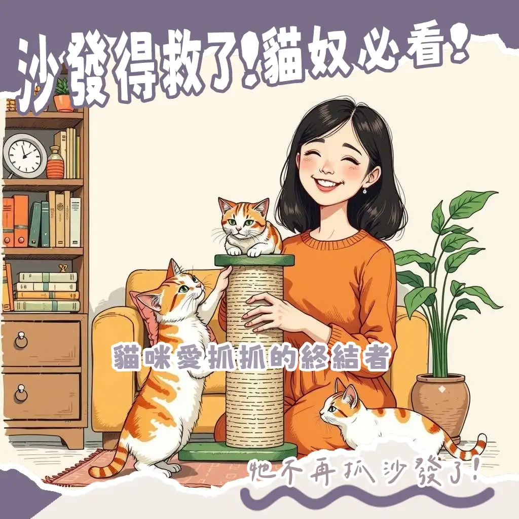 貓抓板推薦指南：滿足貓咪磨爪天性，保護家具的實用建議與種類解析。