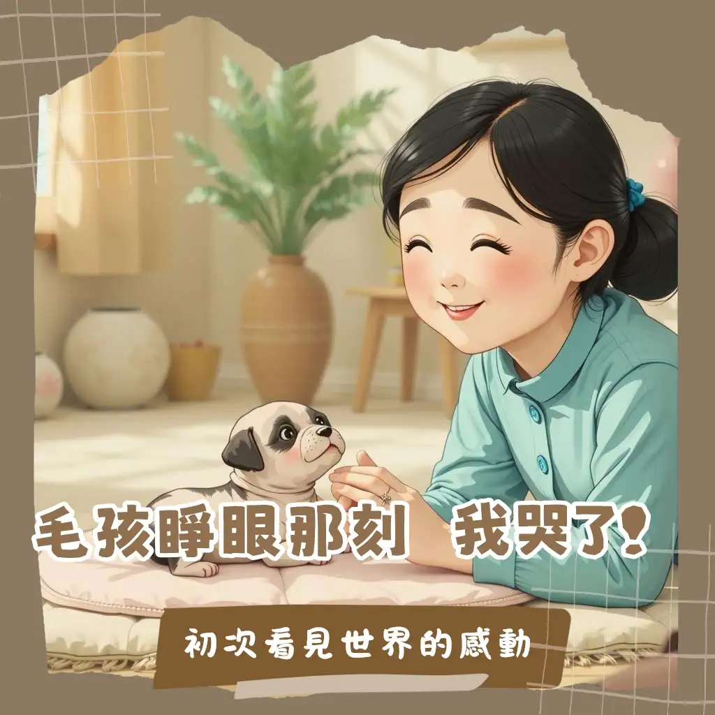 狗狗什麼時候開眼：幼犬視覺發展與照護指南，了解小狗成長里程碑與照護重點。