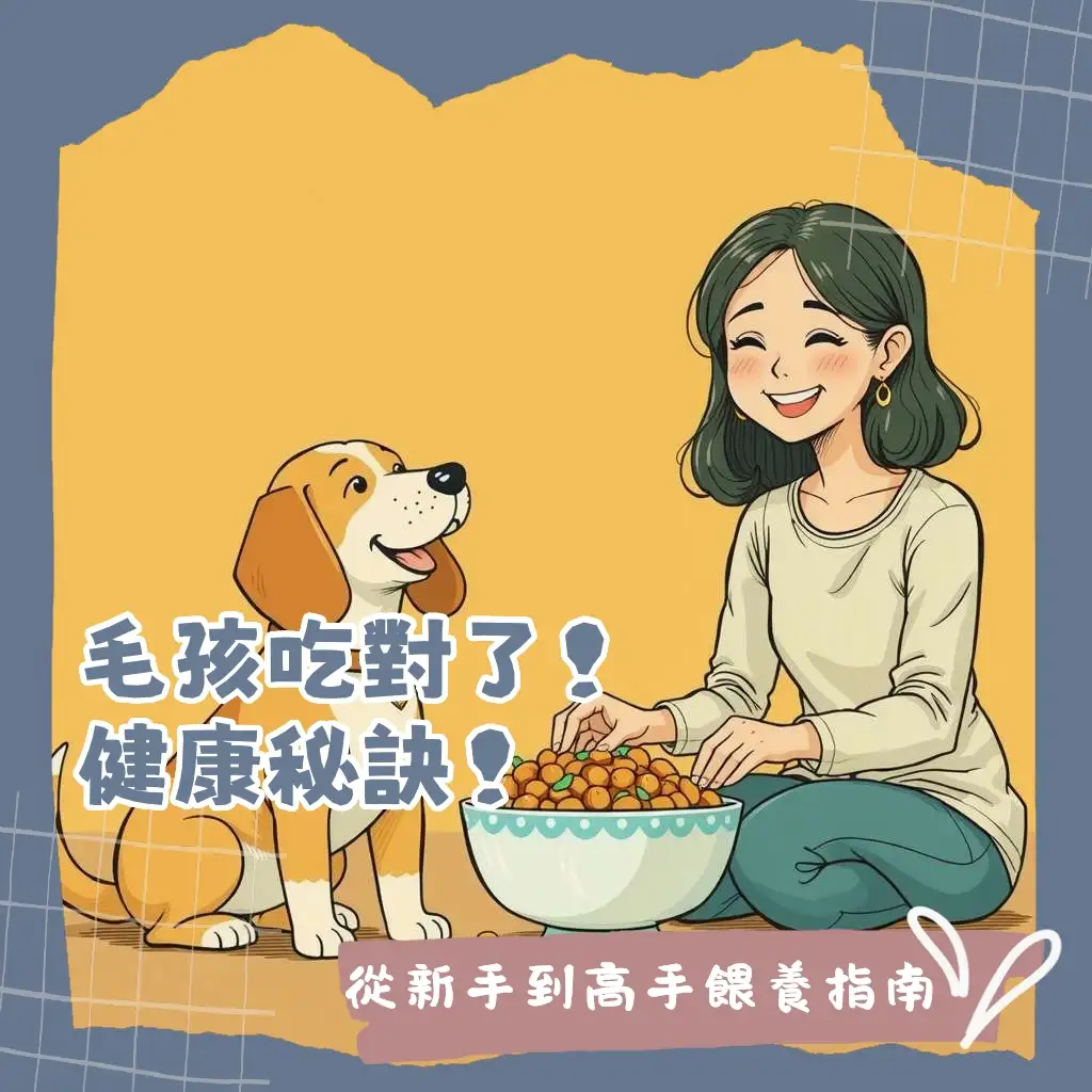 餵狗指南_狗狗飲食_飼料選擇_健康照護