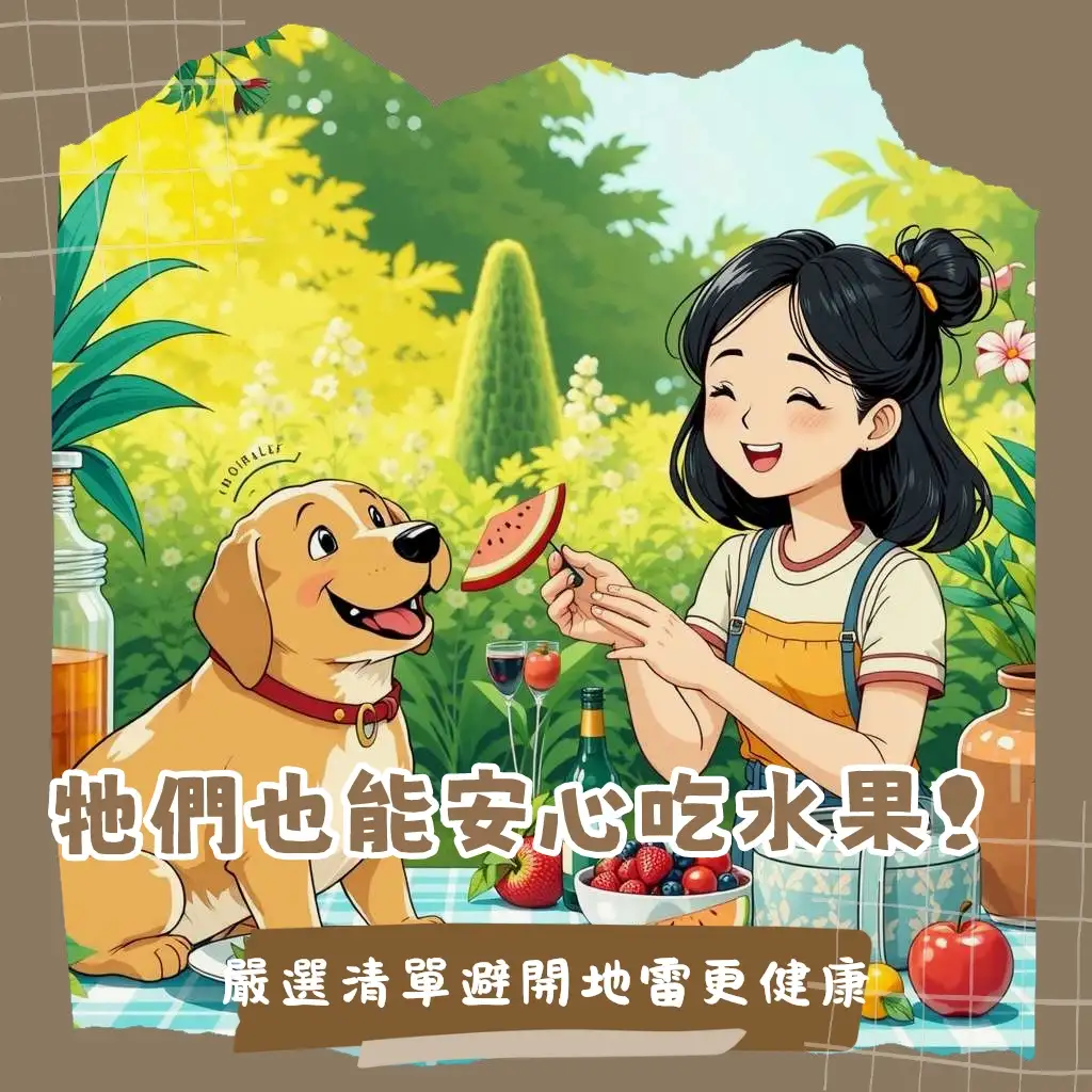 狗狗可以安全吃的水果清單，包含禁忌水果與餵食注意事項，打造健康毛孩零食。