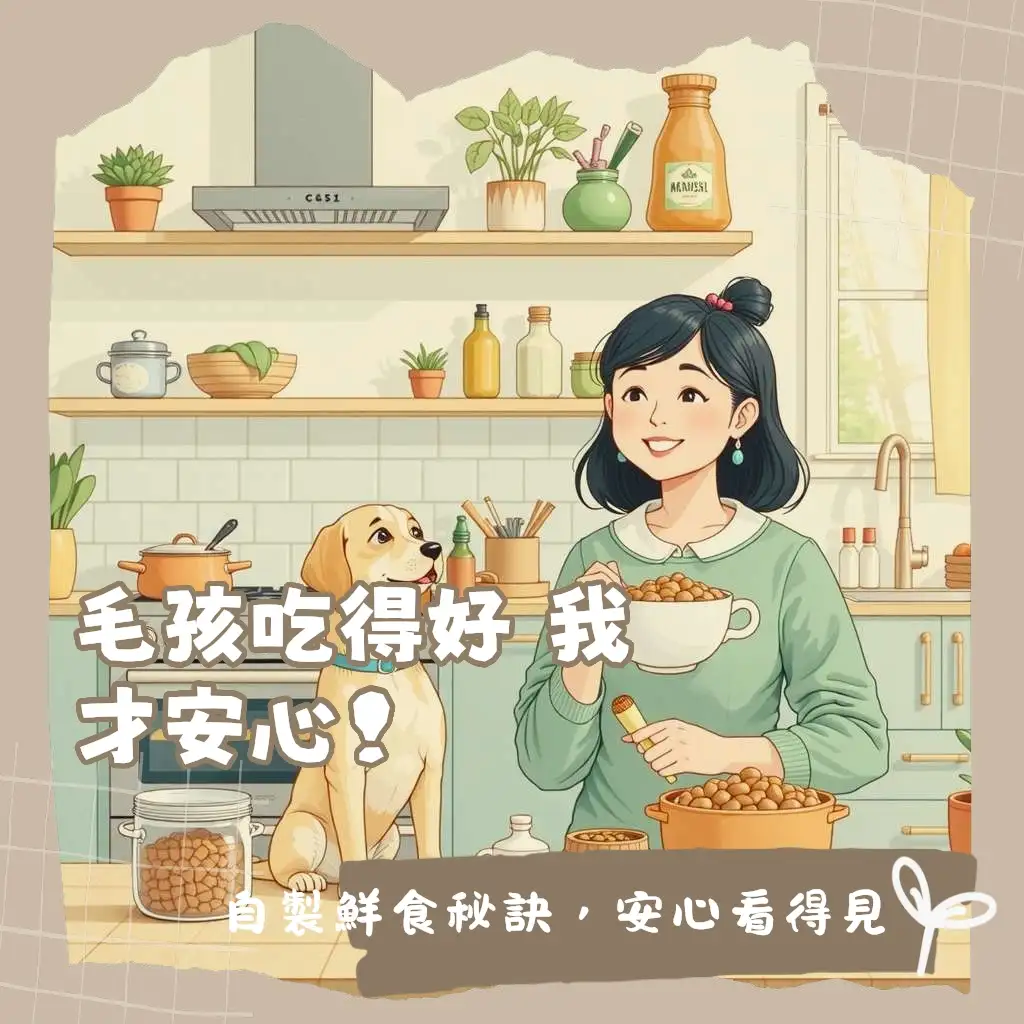 狗狗食物製作指南：自製鮮食食譜、營養均衡與食材選擇全攻略