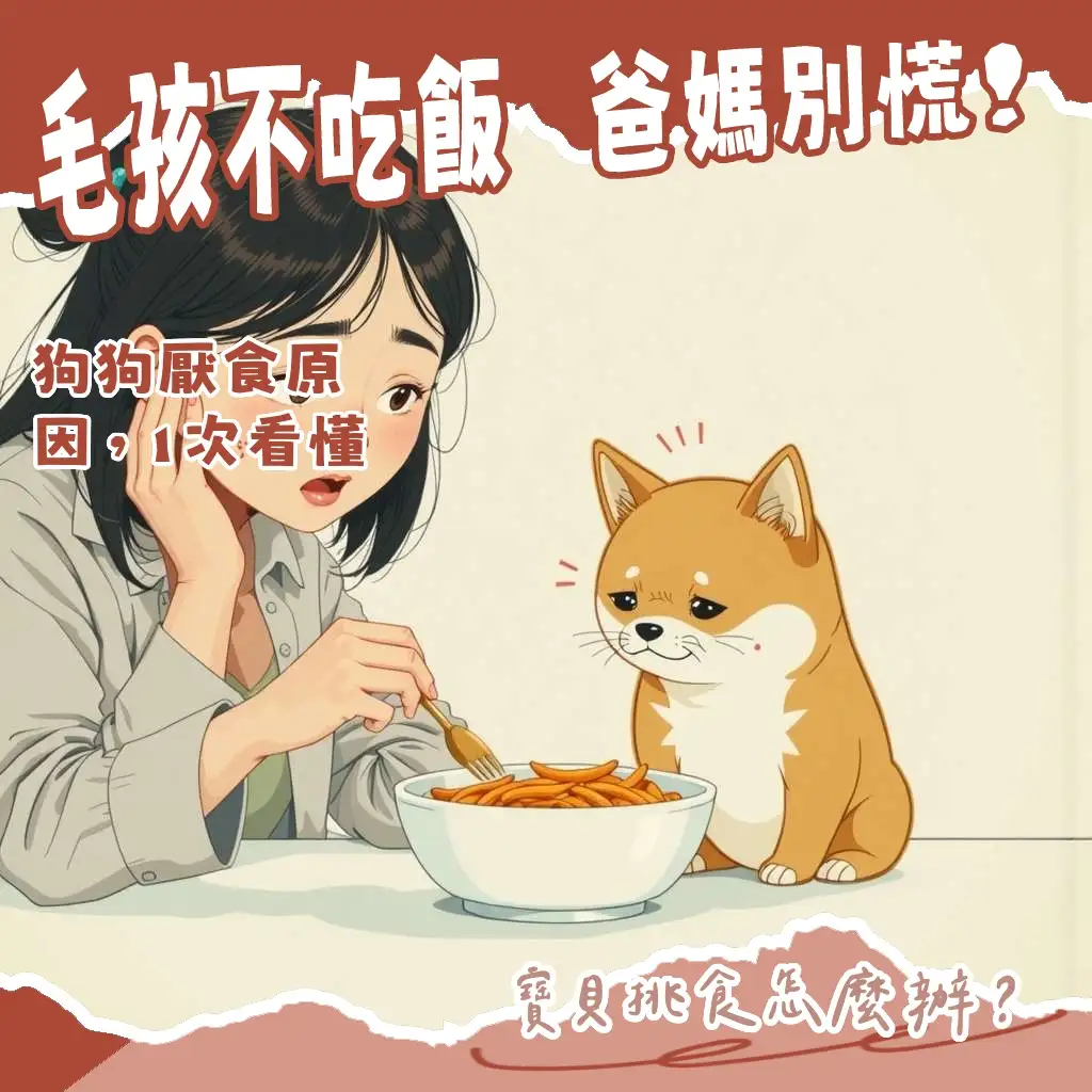 狗狗什麼都不吃食慾不振的常見原因與溫馨照護指南