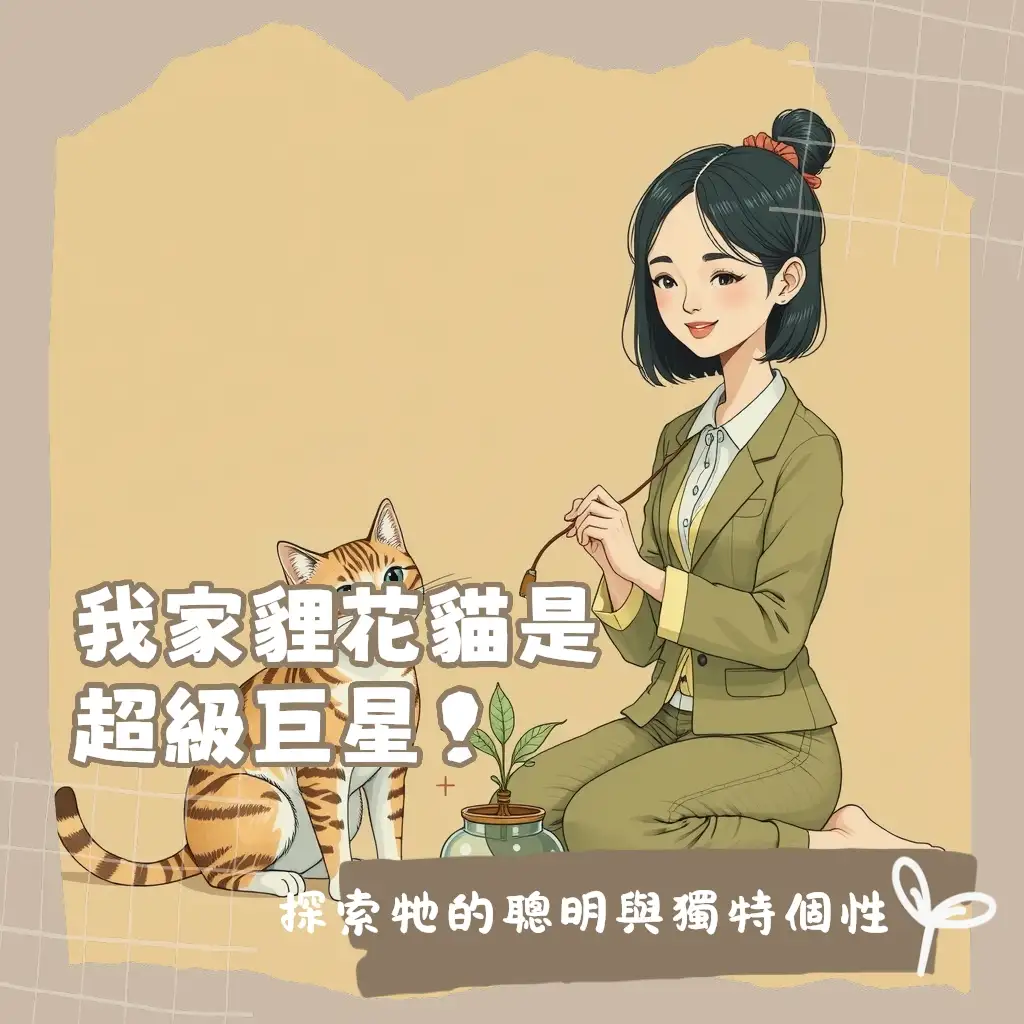 我家貍花貓是時尚精？帶你深入探索牠們的迷人魅力！