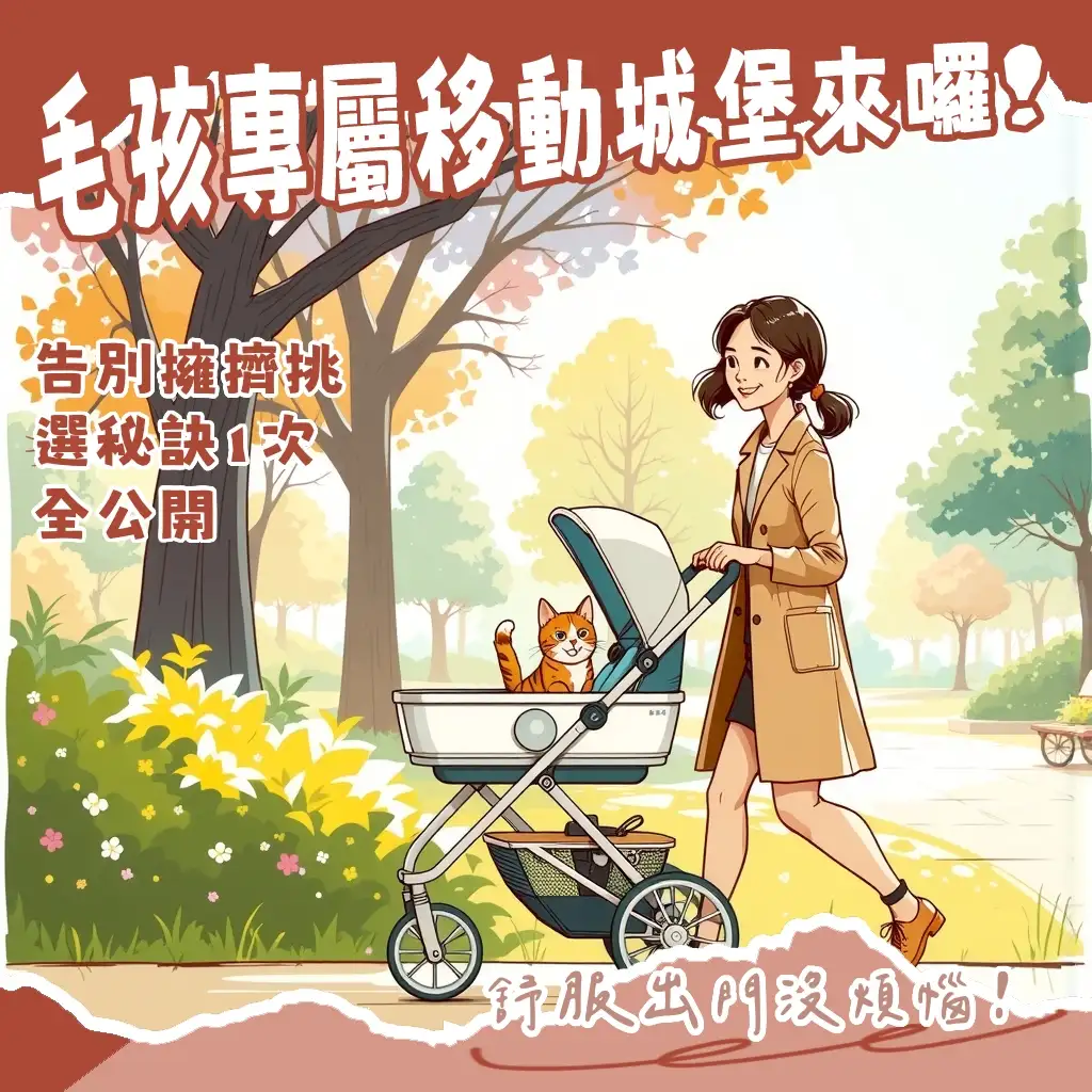 多寵家庭的移動城堡：雙層寵物推車讓毛孩樂享獨立舒適空間！