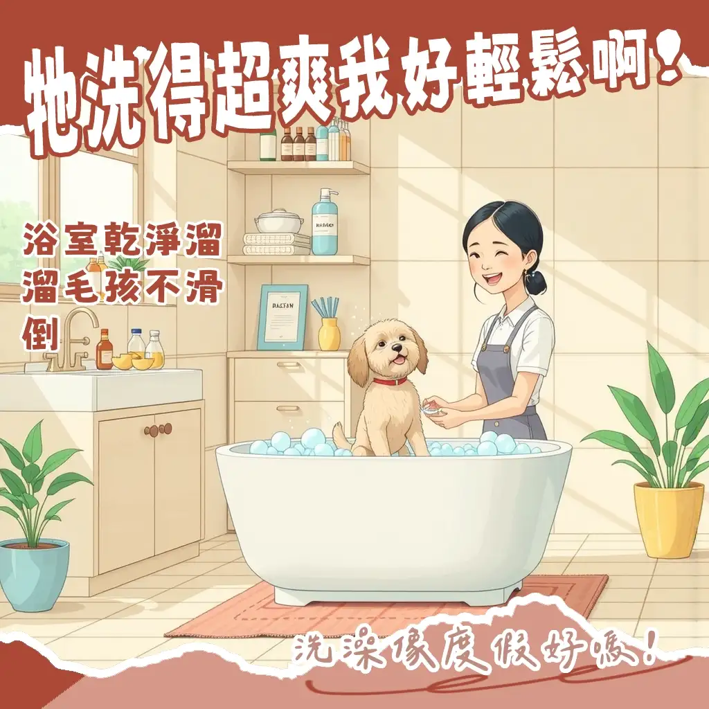 告別濕身大作戰！寵物洗澡槽讓毛孩澡堂時光充滿樂趣與安全