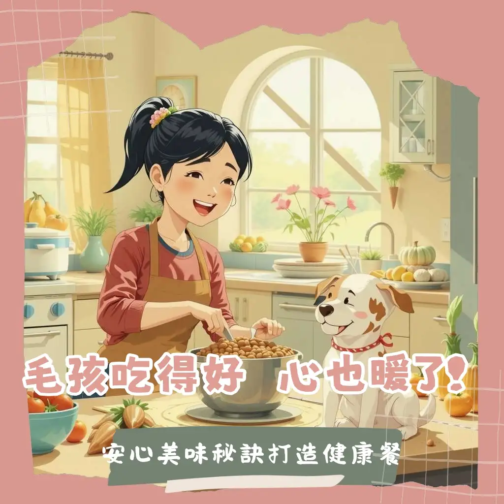 狗狗食物料理指南：自製鮮食的準備、食材選擇、營養搭配與禁忌，讓毛孩吃得更健康。