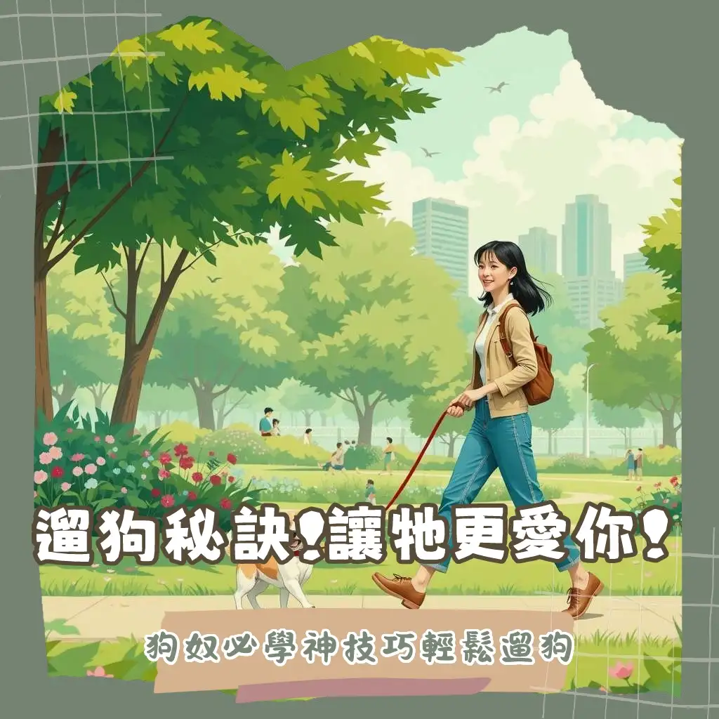 遛狗散步必備用品、好處與技巧，輕鬆享受與毛孩的戶外時光！