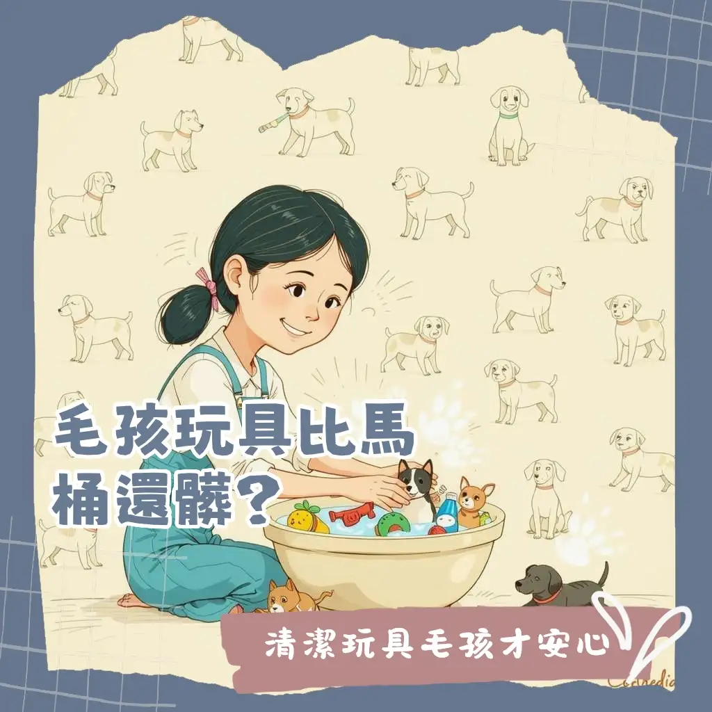 狗狗玩具怎麼洗，清潔不同材質玩具的方法與注意事項，清潔頻率與安全清潔劑選擇大綱。