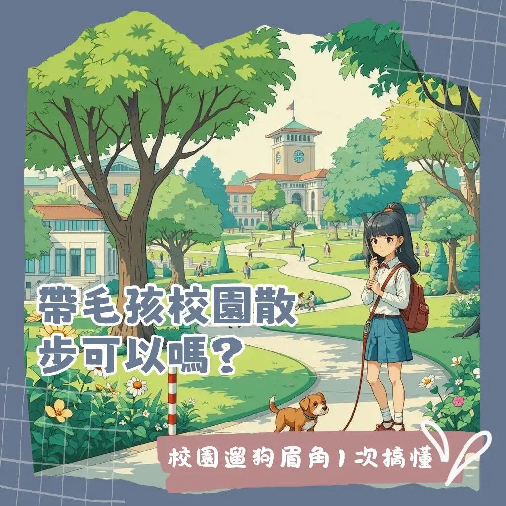 校園可以遛狗嗎？了解校園寵物規定，確保學生安全與環境衛生的遛狗指南