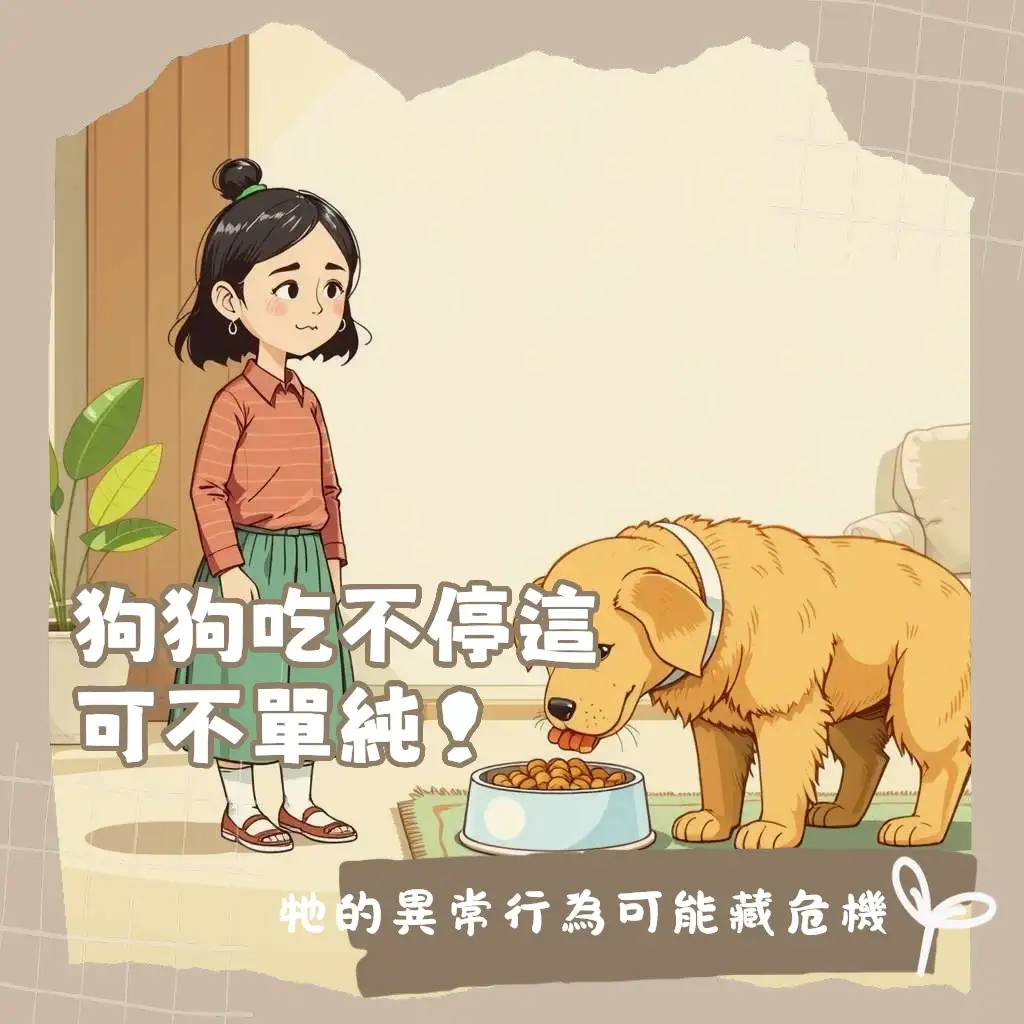 狗狗食慾大增的原因判斷指南，生理、行為、疾病症狀一次看。