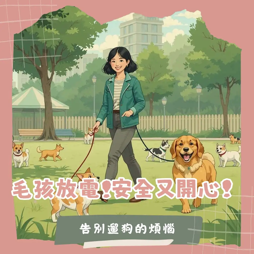 帶狗狗去公園綠地跑步玩耍，尋找適合遛狗的地方，寵物公園與友善步道指南