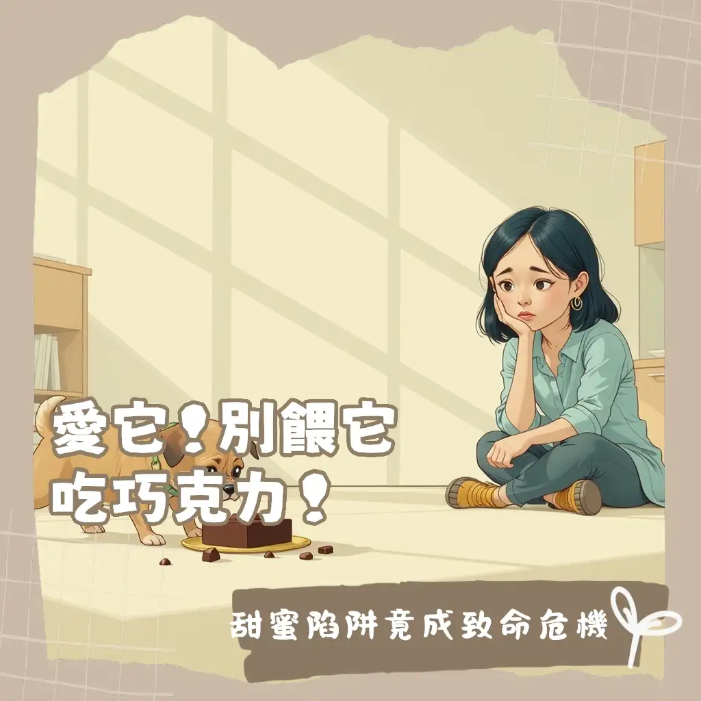 甜蜜的危機：餵狗狗吃巧克力，一口都可能危及生命！