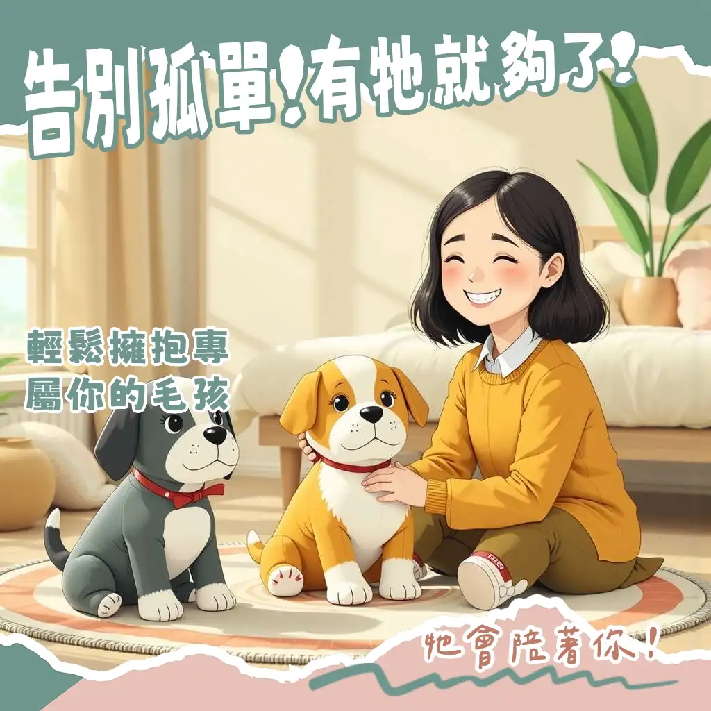 可愛絨毛與智能電子「玩具狗狗」，為人類提供情感慰藉與居家陪伴，探討其功能、選擇與安全指南。