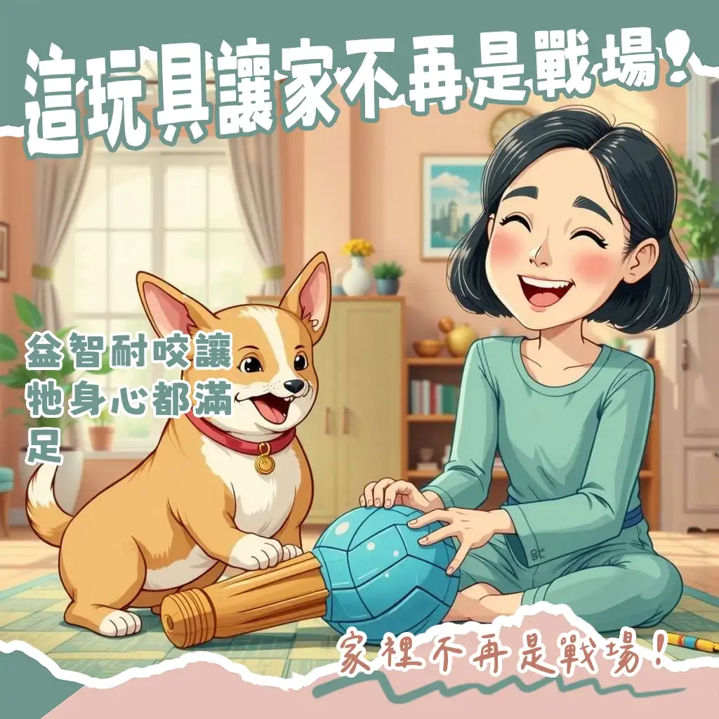 狗狗玩具KONG葫蘆形狀，多種硬度選擇，可填充食物，提供心智刺激，解決行為問題。