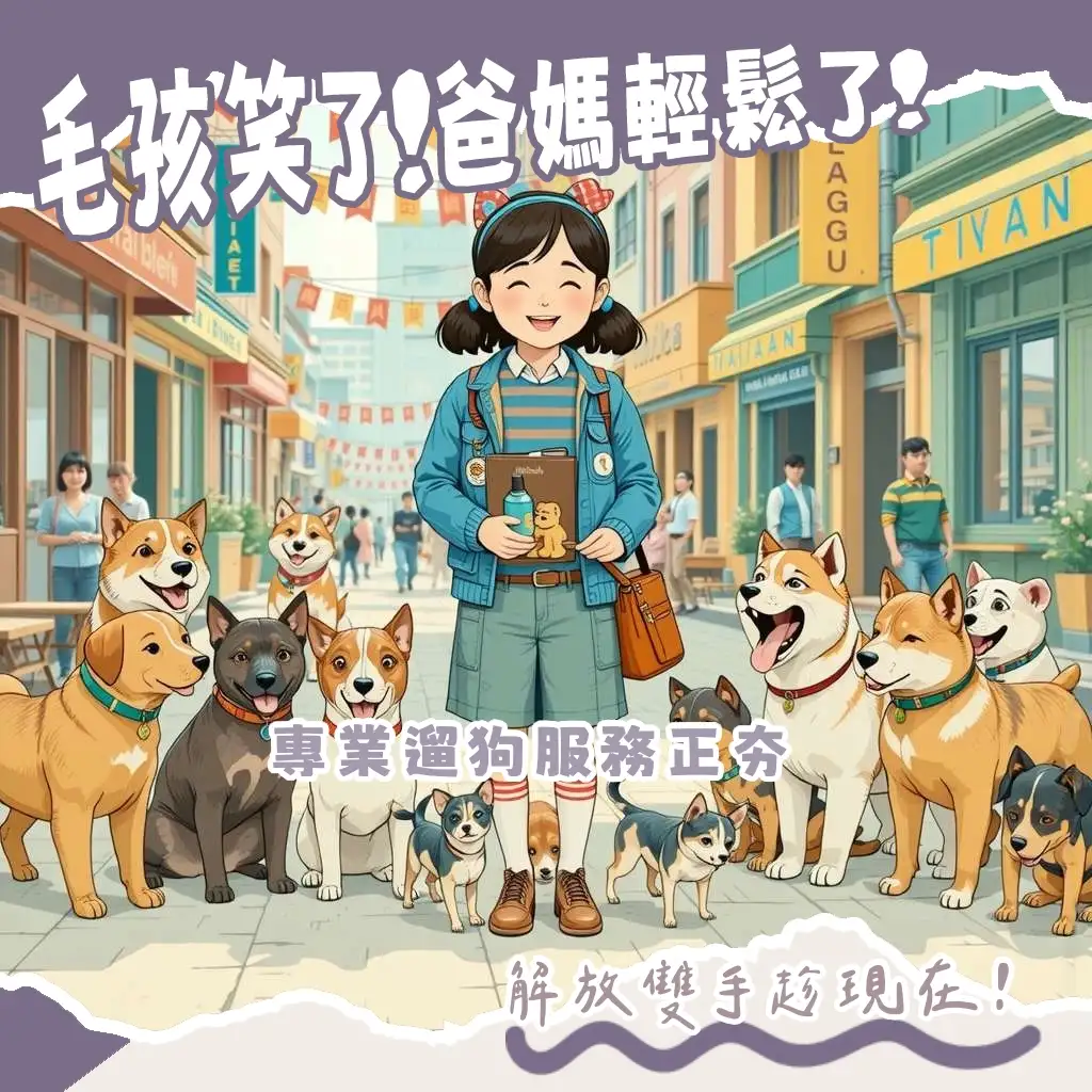 台灣遛狗者服務，專業遛狗師為愛犬提供安心散步與貼心照護，讓毛孩快樂成長。