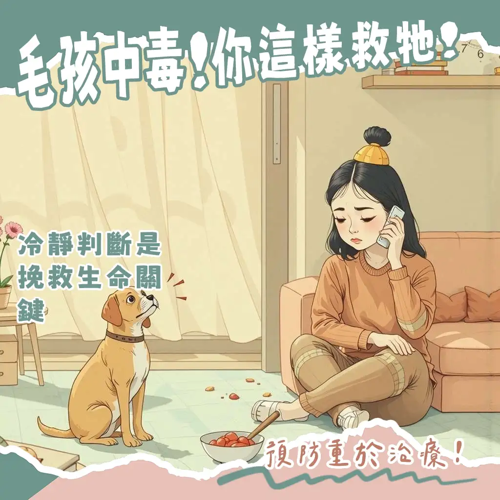 狗狗食物中毒怎麼辦,了解中毒症狀與急救流程的指南